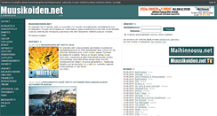 Desktop Screenshot of muusikoiden.net
